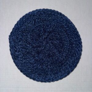 Portolano Kids Blue Knit Beret